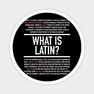 Latin Defined - Latin Teacher Magnet